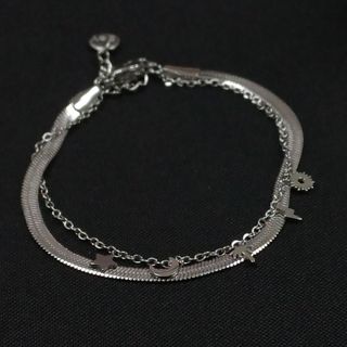 Pulsera acero inoxidable dorada y plateada