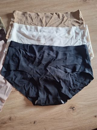 6 Bragas invisibles. Talla: L