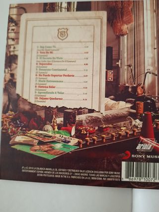 CD de Hombres G, Desayuno Continental. 
