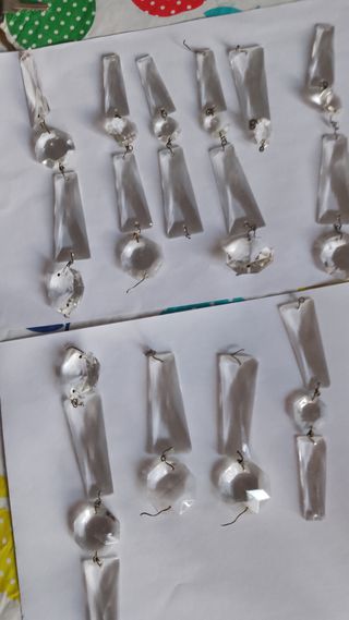 33 gocce cristallo lampadario vintage