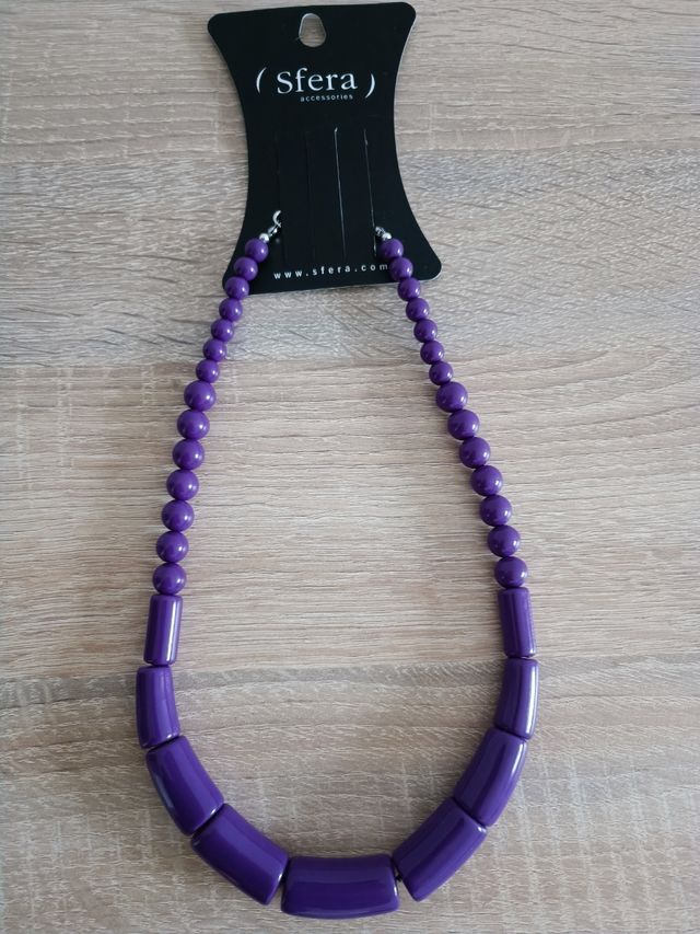 Colgante morado Sfera