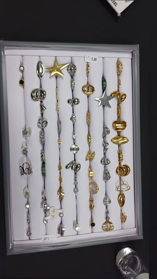 Anillos Acero Ajustables - Dorados y Plateados