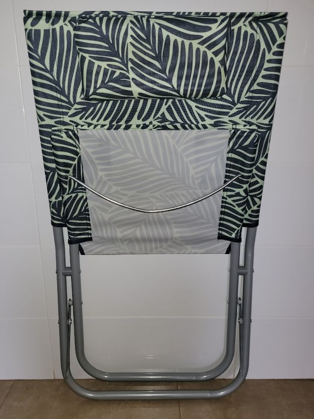 Silla Plegable - Verde Gris