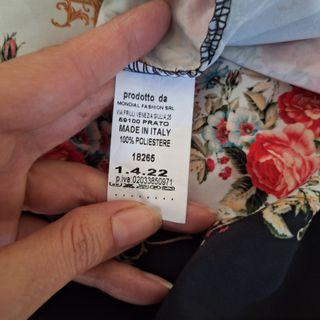 Vestito lungo elegante - fiori