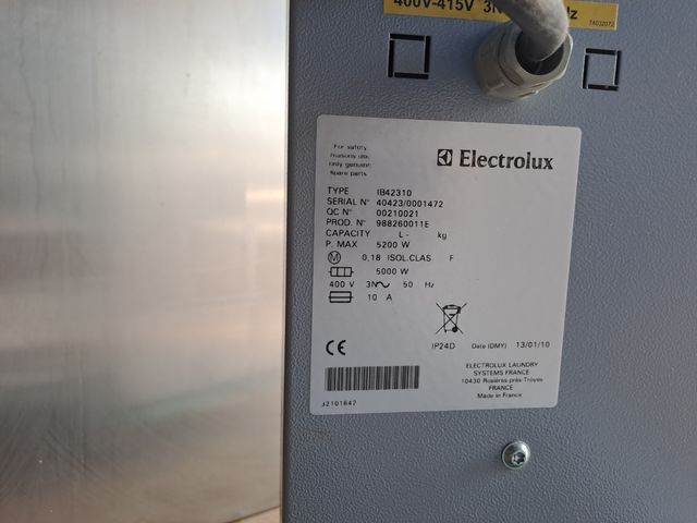 Planchadora industrial Electrolux