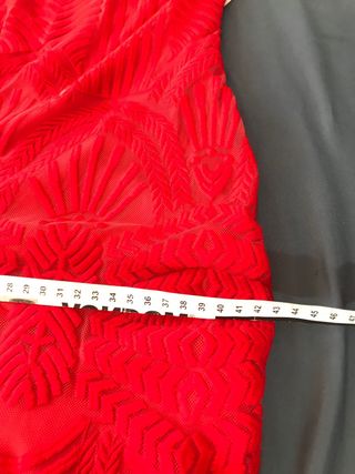 Vestido rojo vintage