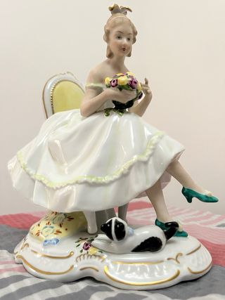 Figura porcelana Wallendorf 22cm