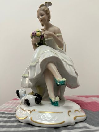 Figura porcelana Wallendorf 22cm