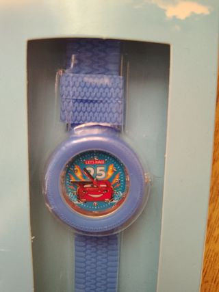 Reloj infantil Cars Disney Pixar. Nuevo 
