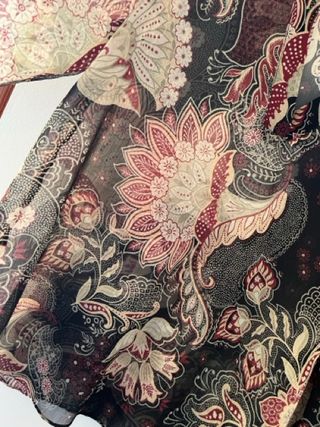 Blusa trasparenza fiori