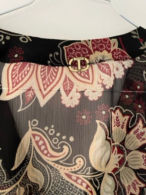 Blusa trasparenza fiori