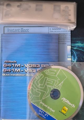 Placa base ASRock 775 + CPU Quad Core + 8GB RAM