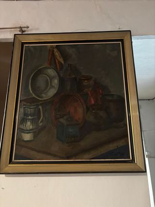 Bodegón al óleo antiguo
