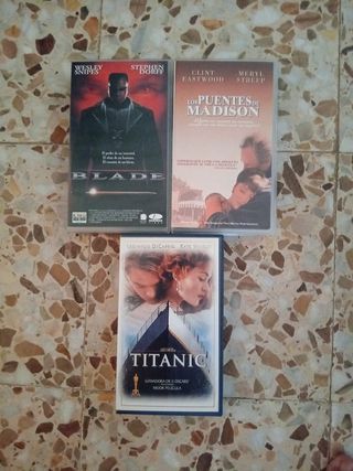 VHS: Blade, Puente Madison, Titanic