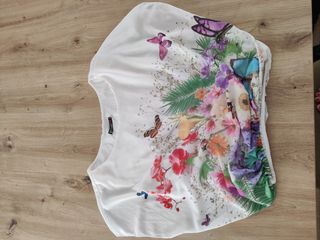 Blusa flores multicolor