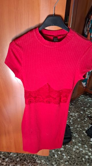 Vestido rojo SHEIN talla M