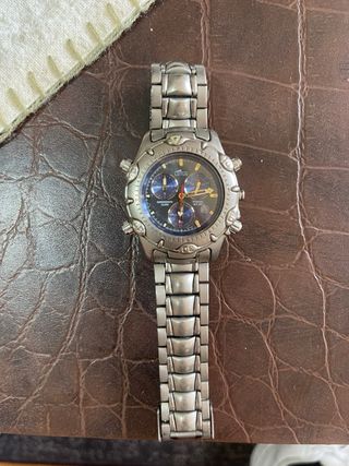 Reloj Lotus Titán Cronógrafo Azul modelo 9704