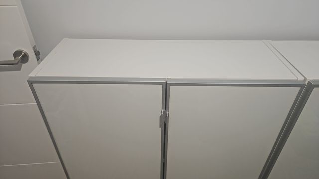 2 Librerias Billy Ikea - Blanco/Plata