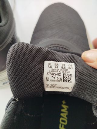 Zapatillas Puma - Negras c/Amarillo