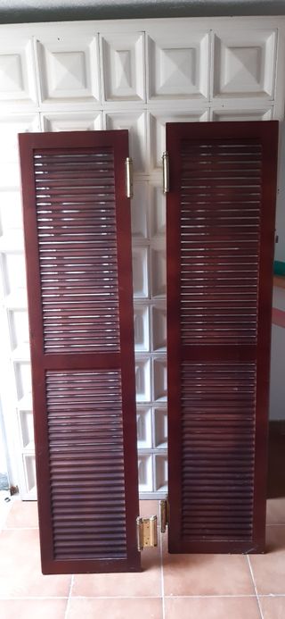 2 Puertas batientes madera