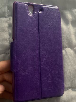 Funda Xperia M2 morada