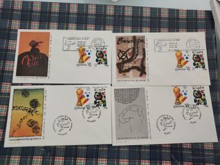 Sobres primer día mundial 1982 españa