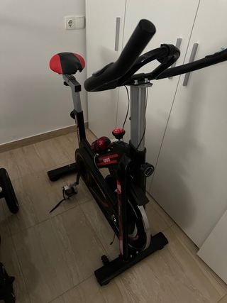 Bicicleta estática spinning, mancuerdas piraguismo