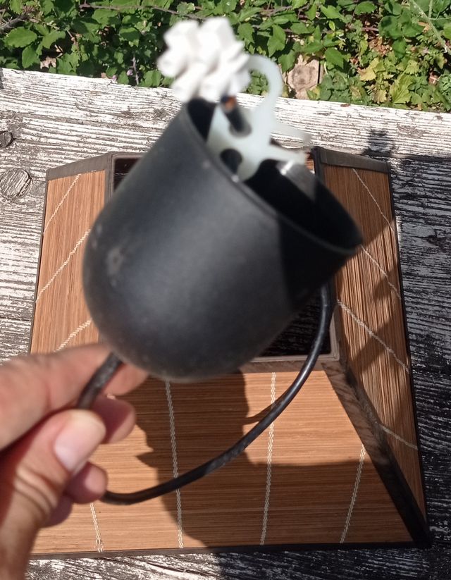 Lámpara colgante bambú