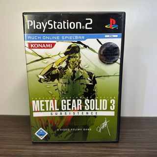 Metal Gear Solid 3 Subsistence ps2 Playstation 2