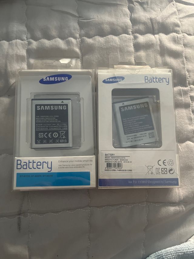 2 Baterías Samsung nuevas