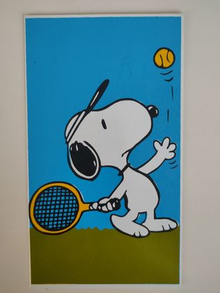 2 Tarjetas Snoopy vintage