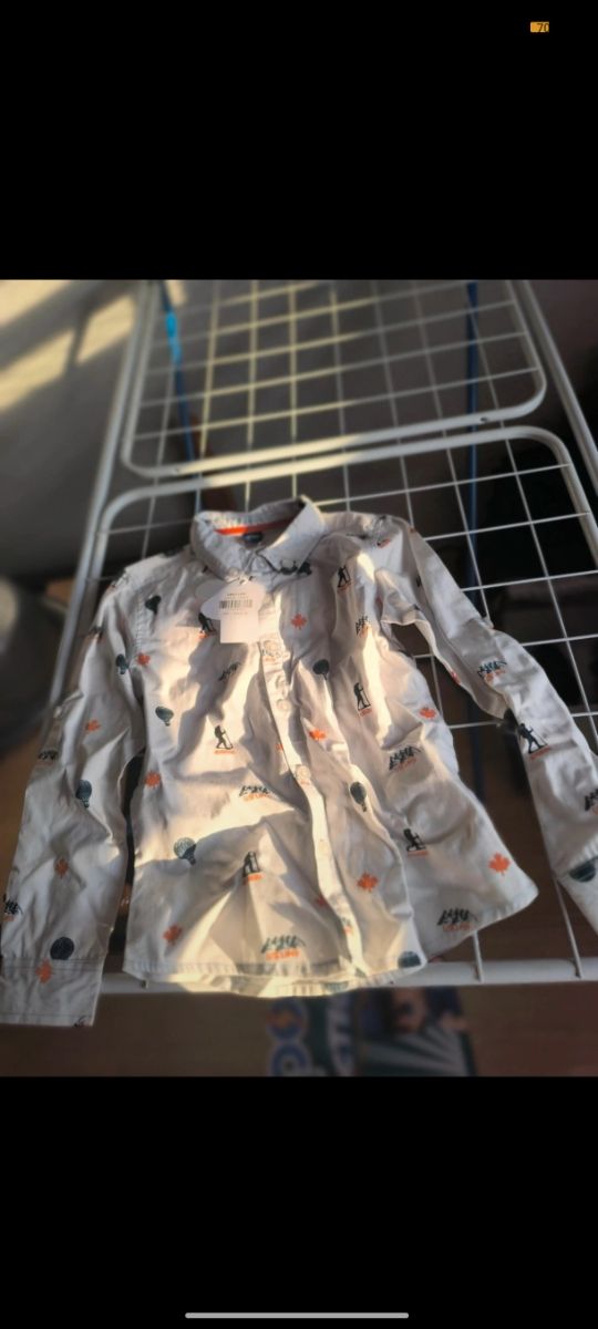 Camisa vaquera niño y de dibujos.