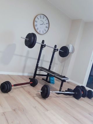 Gym+Banco+ Pesas+barras
Todo lo que se ve en fotos