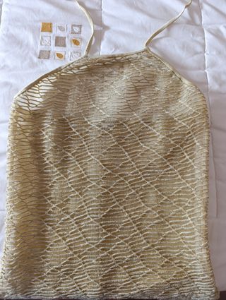 Top beige Kina Fernández - Talla M