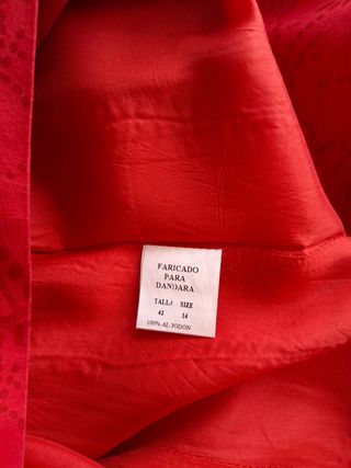 Vestido rojo Dandara