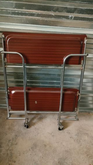 Mesa carrito plegable vintage
