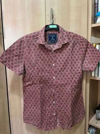 Camisa Springfield M - Roja y marrón