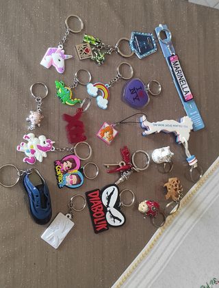 Portachiavi colorati vari