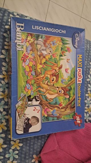 Puzzle Bambi Lisciani 108pz Double Face