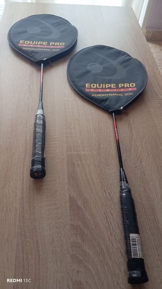 2 Raquetas Bádminton Equipe Pro