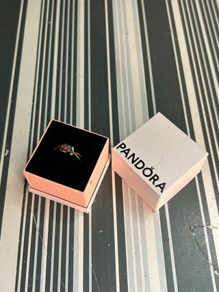 Anillo Pandora "Bella y Bestia" plata 925
