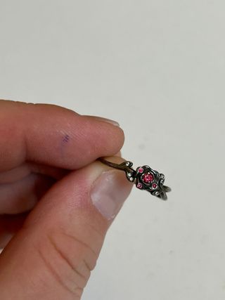 Anillo Pandora "Bella y Bestia" plata 925
