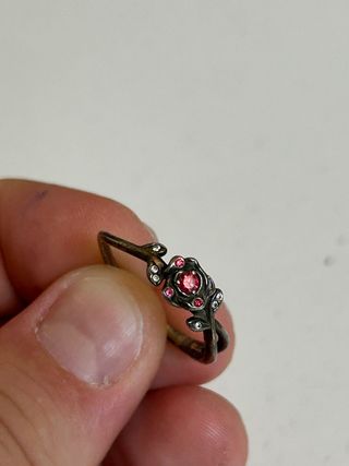 Anillo Pandora "Bella y Bestia" plata 925