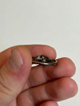 Anillo Pandora "Bella y Bestia" plata 925
