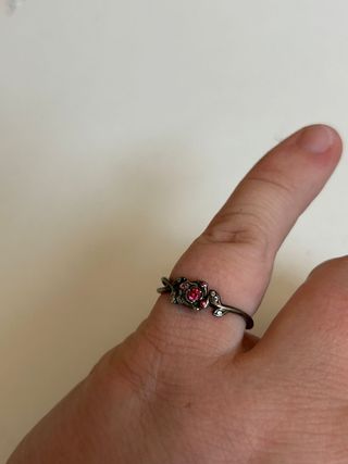 Anillo Pandora "Bella y Bestia" plata 925