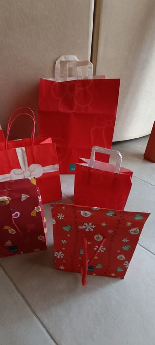 8 Sacchetti Regalo Thun Natale di varie dimensioni