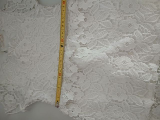 Vestido niña Zara - Blanco encaje