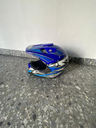 Casco moto niño THH X19 azul