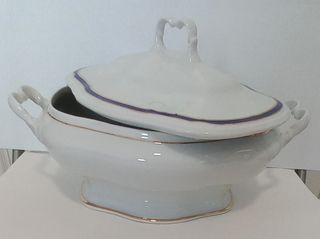 Juego Vajilla 56 piezas Vintage porcelana oro