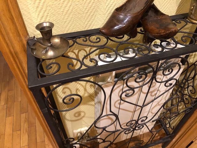 Cubre radiador forja vintage